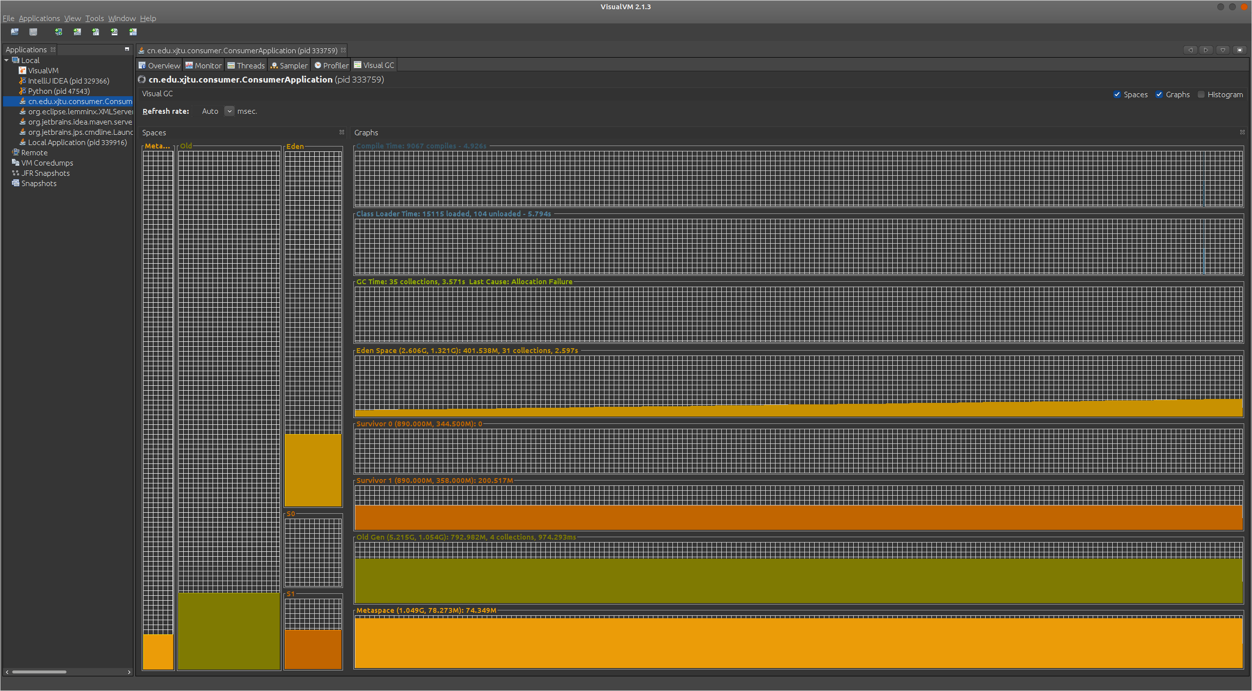 VisualVM GC